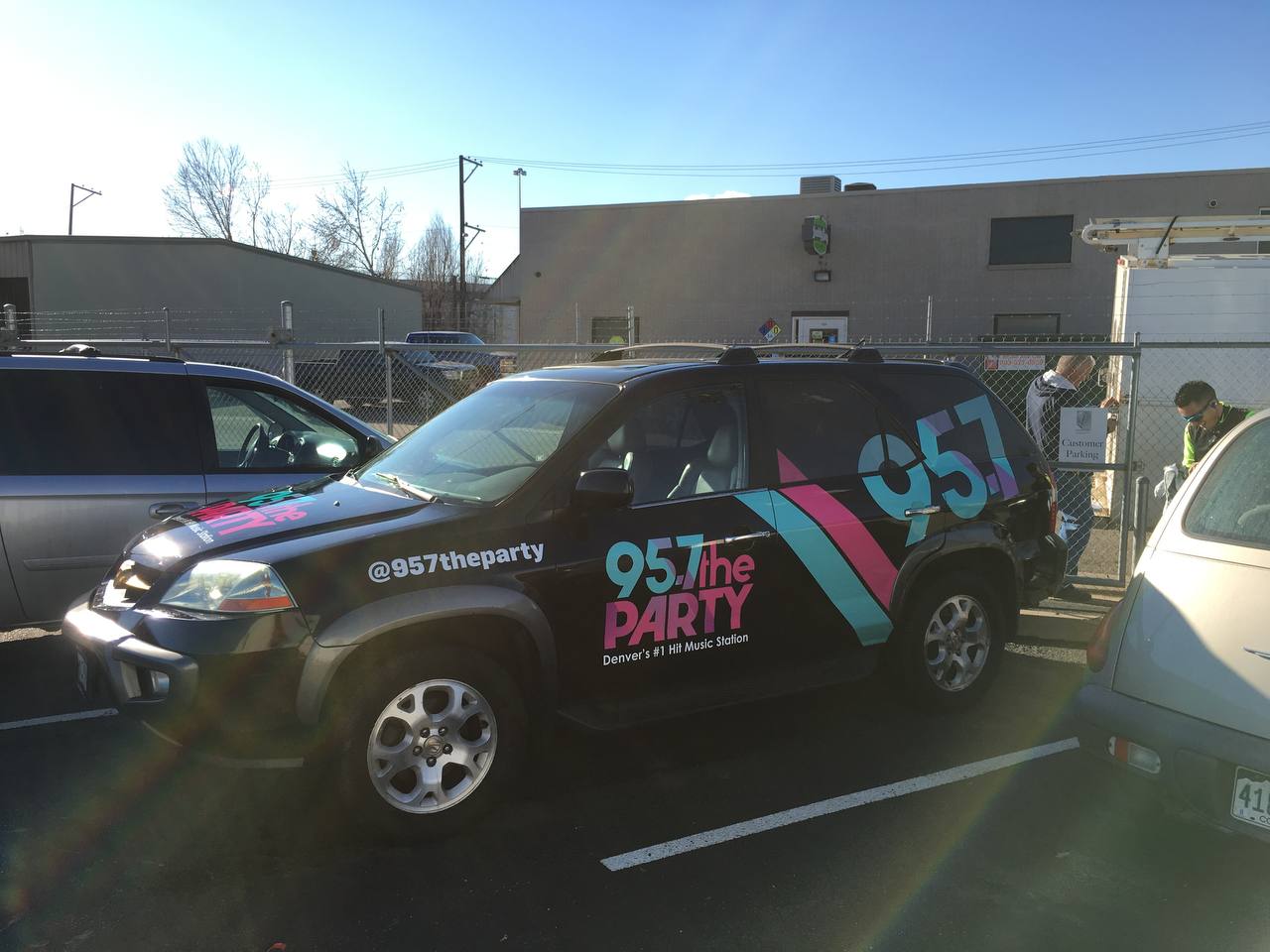 957 The Party vehicle wrap Denver