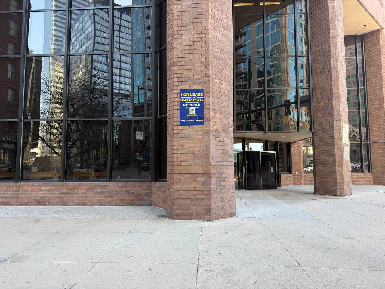 Exterior Sign Alt · Trinity Place — Denver commercial vinyl graphics by High Country Finish